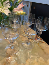 Lot de 6 verres à eau n°2 cristal de Sèvres modèle Andelle + boîte