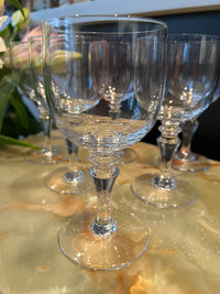 Lot de 6 verres à eau n°2 cristal de Sèvres modèle Andelle + boîte