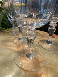 Lot de 6 verres à eau n°2 cristal de Sèvres modèle Andelle + boîte