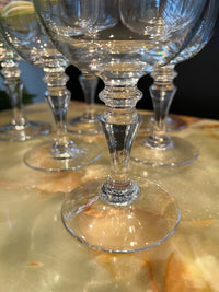 Lot de 6 verres à eau n°2 cristal de Sèvres modèle Andelle + boîte