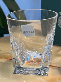 Lot de 2 verres à porto cristal de Sèvres modèle Islay + boîte