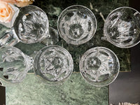 Lot de 6 verres à eau Cristal Baccarat modèle Malmaison très bon état