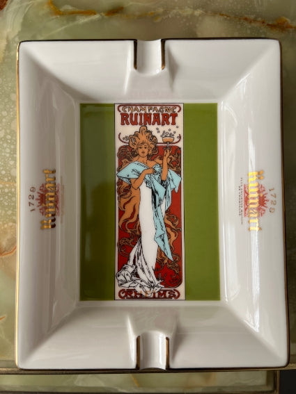 Cendrier vide-poche vintage champagne Ruinart