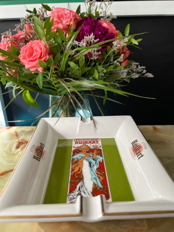 Cendrier vide-poche vintage champagne Ruinart