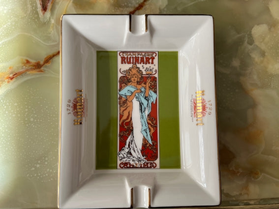 Cendrier vide-poche vintage champagne Ruinart