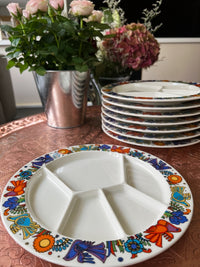 Assiette à fondue Acapulco Villeroy et Boch très bon état