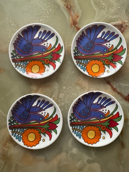Lot de 4 sous-verres Acapulco Villeroy et Boch très bon état
