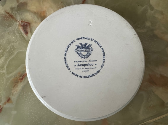 Plat rond /saladier Acapulco Villeroy et Boch très bon état diamètre 18 cm