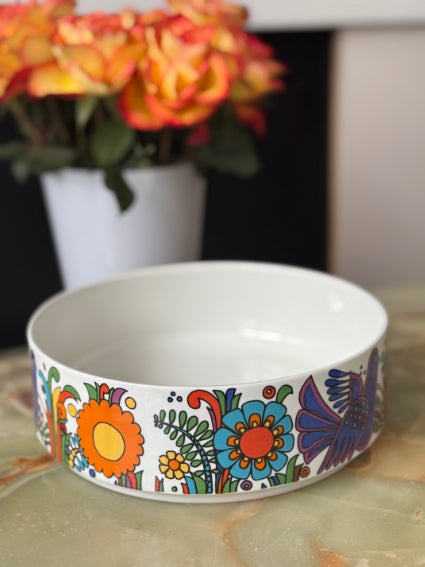 Plat rond /saladier Acapulco Villeroy et Boch très bon état diamètre 20 cm