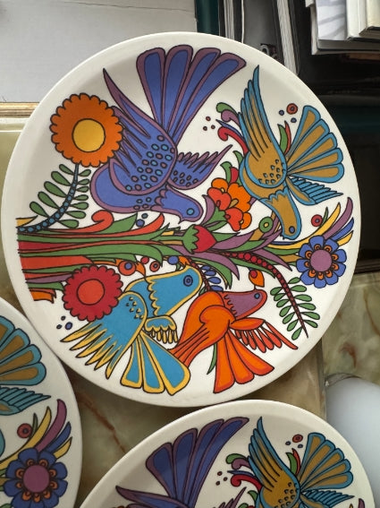 Lot de 6 assiettes Acapulco Villeroy et Boch 20 cm décor plein très bon état