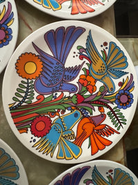 Lot de 6 assiettes Acapulco Villeroy et Boch 20 cm décor plein très bon état