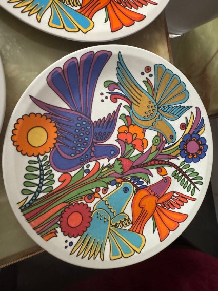 Lot de 6 assiettes Acapulco Villeroy et Boch 20 cm décor plein très bon état