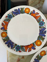 Lot de 6 assiettes Acapulco Villeroy et Boch 24 cm très bon état