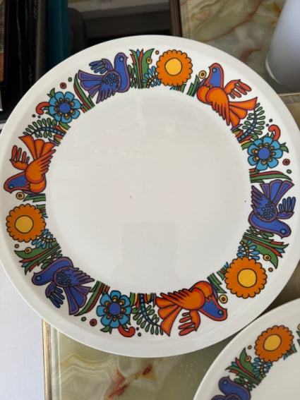 Lot de 6 assiettes Acapulco Villeroy et Boch 24 cm très bon état
