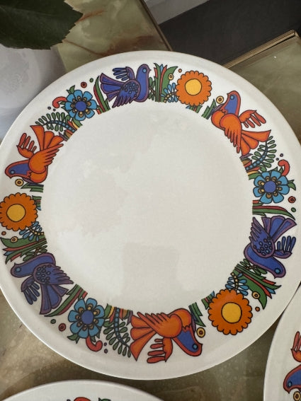 Lot de 6 assiettes Acapulco Villeroy et Boch 24 cm très bon état