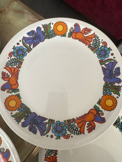 Lot de 6 assiettes Acapulco Villeroy et Boch 24 cm très bon état