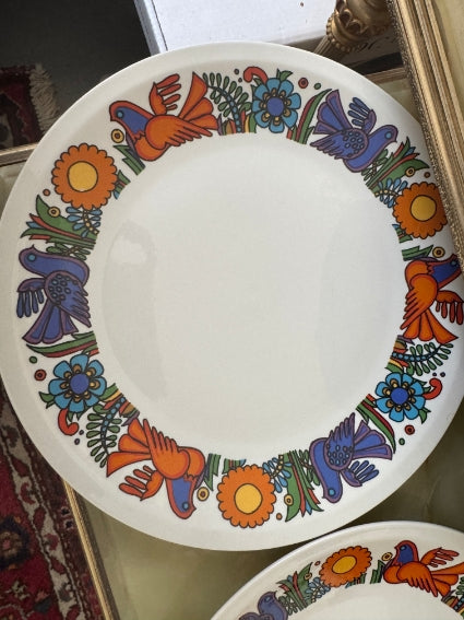 Lot de 6 assiettes Acapulco Villeroy et Boch 24 cm très bon état