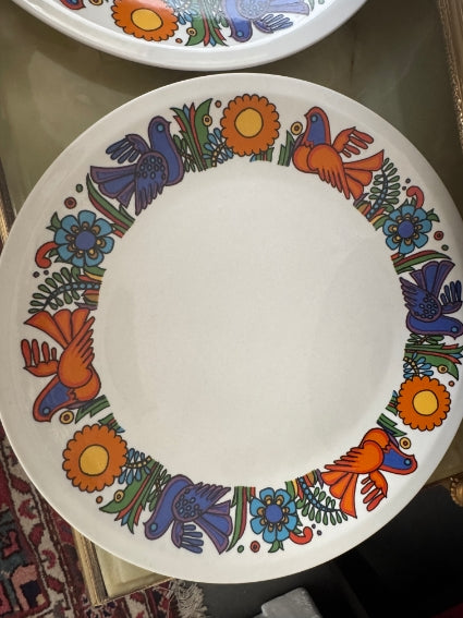 Lot de 6 assiettes Acapulco Villeroy et Boch 24 cm très bon état