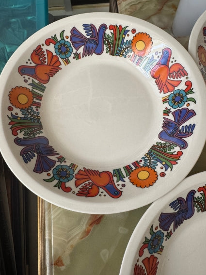 Lot de 6 assiettes creuses Acapulco Villeroy et Boch 21 cm très bon état