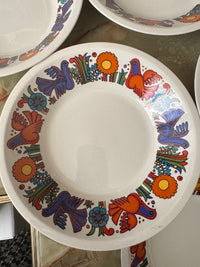 Lot de 6 assiettes creuses Acapulco Villeroy et Boch 21 cm très bon état