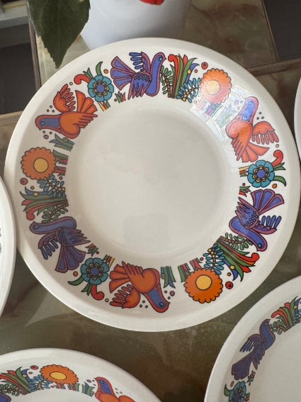 Lot de 6 assiettes creuses Acapulco Villeroy et Boch 21 cm très bon état