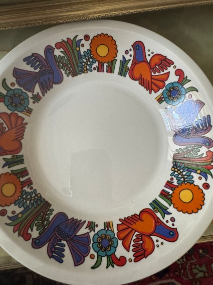 Lot de 6 assiettes creuses Acapulco Villeroy et Boch 21 cm très bon état