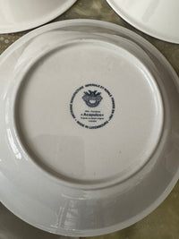 Lot de 6 assiettes creuses Acapulco Villeroy et Boch 21 cm très bon état